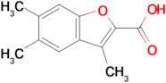 3,5,6-Trimethylbenzofuran-2-carboxylic acid