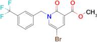 Methyl 5-bromo-2-oxo-1-(3-(trifluoromethyl)benzyl)-1,2-dihydropyridine-3-carboxylate