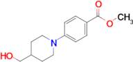 Methyl 4-(4-(hydroxymethyl)piperidin-1-yl)benzoate