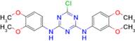 6-Chloro-N2,N4-bis(3,4-dimethoxyphenyl)-1,3,5-triazine-2,4-diamine