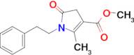 Methyl 2-methyl-5-oxo-1-phenethyl-4,5-dihydro-1H-pyrrole-3-carboxylate
