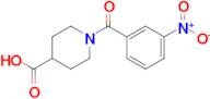 1-(3-Nitrobenzoyl)piperidine-4-carboxylic acid