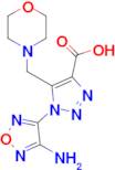 1-(4-Amino-1,2,5-oxadiazol-3-yl)-5-(morpholinomethyl)-1H-1,2,3-triazole-4-carboxylic acid