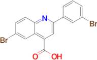 6-Bromo-2-(3-bromophenyl)quinoline-4-carboxylic acid