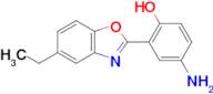 4-Amino-2-(5-ethylbenzo[d]oxazol-2-yl)phenol