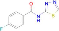 4-Fluoro-N-(1,3,4-thiadiazol-2-yl)benzamide