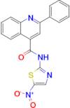 N-(5-nitrothiazol-2-yl)-2-phenylquinoline-4-carboxamide