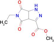 Methyl 5-ethyl-4,6-dioxo-1,3a,4,5,6,6a-hexahydropyrrolo[3,4-c]pyrazole-3-carboxylate