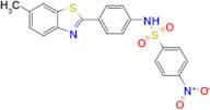 N-(4-(6-methylbenzo[d]thiazol-2-yl)phenyl)-4-nitrobenzenesulfonamide
