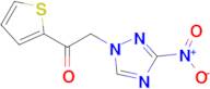 2-(3-Nitro-1H-1,2,4-triazol-1-yl)-1-(thiophen-2-yl)ethan-1-one