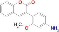 3-(4-Amino-2-methoxyphenyl)-2H-chromen-2-one