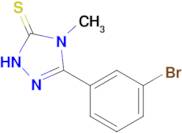 3-(3-bromophenyl)-4-methyl-4,5-dihydro-1H-1,2,4-triazole-5-thione