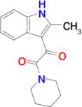 1-(2-Methyl-1H-indol-3-yl)-2-(piperidin-1-yl)ethane-1,2-dione