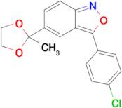 3-(4-Chlorophenyl)-5-(2-methyl-1,3-dioxolan-2-yl)benzo[c]isoxazole