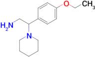 2-(4-Ethoxyphenyl)-2-(piperidin-1-yl)ethan-1-amine