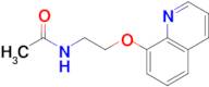 N-(2-(quinolin-8-yloxy)ethyl)acetamide