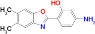 5-Amino-2-(5,6-dimethylbenzo[d]oxazol-2-yl)phenol