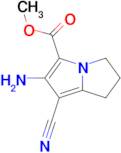 Methyl 6-amino-7-cyano-2,3-dihydro-1H-pyrrolizine-5-carboxylate