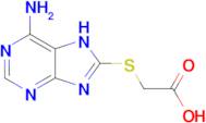 2-[(6-amino-7H-purin-8-yl)sulfanyl]acetic acid