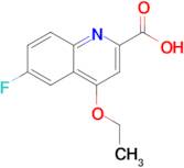 4-Ethoxy-6-fluoroquinoline-2-carboxylic acid