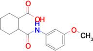2-((3-Methoxyphenyl)carbamoyl)cyclohexane-1-carboxylic acid