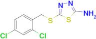 5-{[(2,4-dichlorophenyl)methyl]sulfanyl}-1,3,4-thiadiazol-2-amine