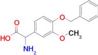 2-Amino-2-(4-(benzyloxy)-3-methoxyphenyl)acetic acid