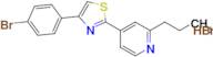 4-(4-Bromophenyl)-2-(2-propylpyridin-4-yl)thiazole hydrobromide