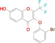 3-(2-Bromophenoxy)-7-hydroxy-2-(trifluoromethyl)-4H-chromen-4-one