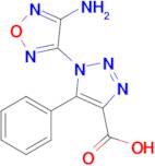 1-(4-Amino-1,2,5-oxadiazol-3-yl)-5-phenyl-1H-1,2,3-triazole-4-carboxylic acid