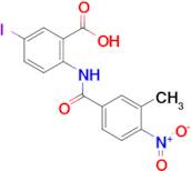 5-Iodo-2-(3-methyl-4-nitrobenzamido)benzoic acid