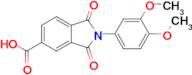 2-(3,4-Dimethoxyphenyl)-1,3-dioxoisoindoline-5-carboxylic acid