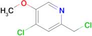 4-Chloro-2-(chloromethyl)-5-methoxypyridine