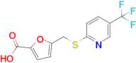 5-(((5-(Trifluoromethyl)pyridin-2-yl)thio)methyl)furan-2-carboxylic acid