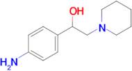 1-(4-Aminophenyl)-2-(piperidin-1-yl)ethan-1-ol