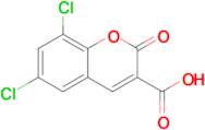 6,8-Dichloro-2-oxo-2H-chromene-3-carboxylic acid