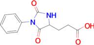 3-(2,5-Dioxo-1-phenylimidazolidin-4-yl)propanoic acid