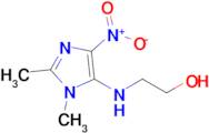 2-((1,2-Dimethyl-4-nitro-1H-imidazol-5-yl)amino)ethan-1-ol
