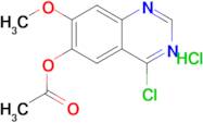 4-Chloro-7-methoxyquinazolin-6-yl acetate hydrochloride