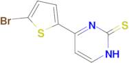 4-(5-bromothiophen-2-yl)-1,2-dihydropyrimidine-2-thione