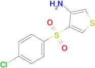 4-((4-Chlorophenyl)sulfonyl)thiophen-3-amine