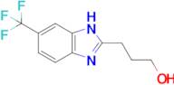 3-(6-(Trifluoromethyl)-1H-benzo[d]imidazol-2-yl)propan-1-ol
