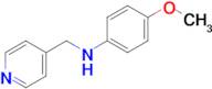 4-Methoxy-N-(pyridin-4-ylmethyl)aniline