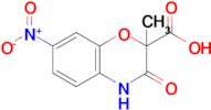 2-Methyl-7-nitro-3-oxo-3,4-dihydro-2H-benzo[b][1,4]oxazine-2-carboxylic acid