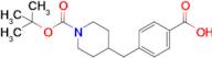 4-((1-(Tert-butoxycarbonyl)piperidin-4-yl)methyl)benzoic acid