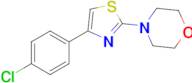 4-(4-(4-Chlorophenyl)thiazol-2-yl)morpholine