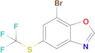 7-Bromo-5-((trifluoromethyl)thio)benzo[d]oxazole