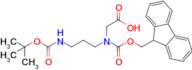 N-(((9H-fluoren-9-yl)methoxy)carbonyl)-N-(3-((tert-butoxycarbonyl)amino)propyl)glycine