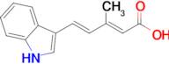 (2E,4E)-5-(1H-indol-3-yl)-3-methylpenta-2,4-dienoic acid