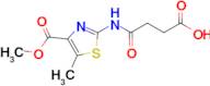 4-((4-(Methoxycarbonyl)-5-methylthiazol-2-yl)amino)-4-oxobutanoic acid